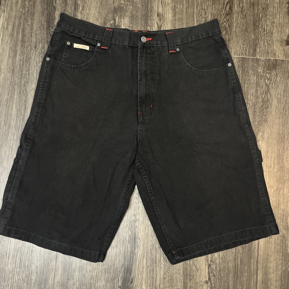 Y2K Paco International Carpenter Baggy Loose Fit Denim Jean Shorts Men's Size 36